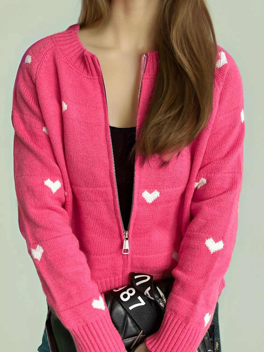 Cute College Style Zipper Cardigan – Dreamy Soulmate Streetwear | same ANTHEM