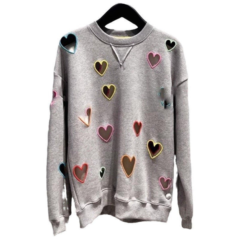 Cute Streetwear Heart Sweater – same ANTHEM | Made for Soulmates & Lovers