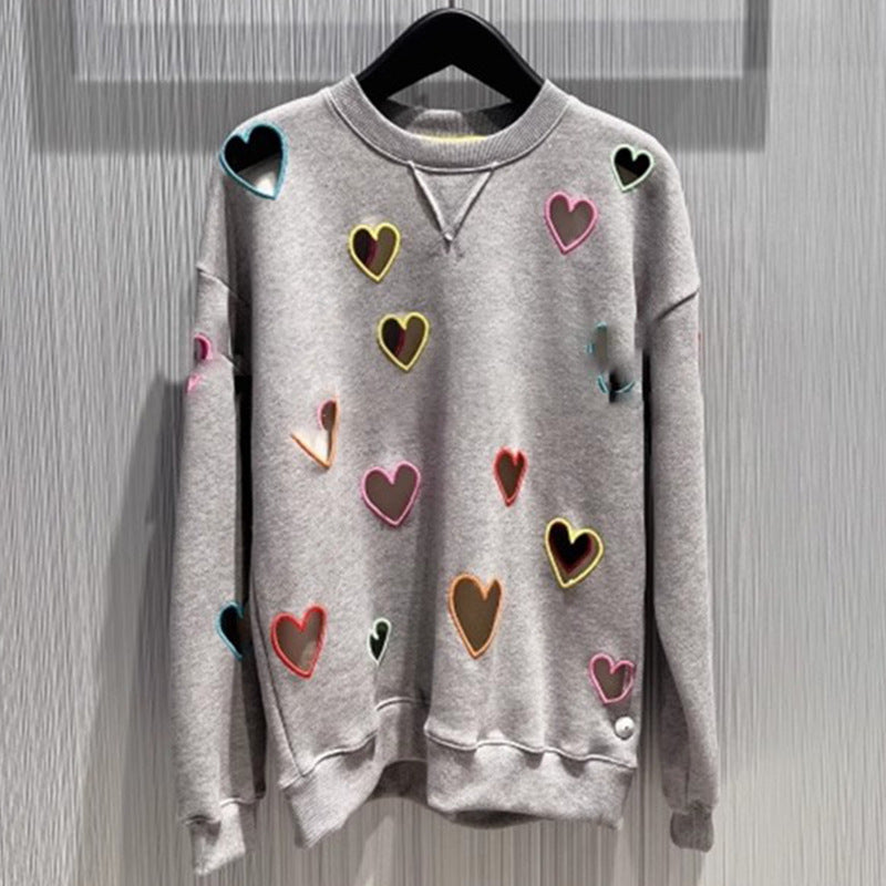 Cute Streetwear Heart Sweater – same ANTHEM | Made for Soulmates & Lovers
