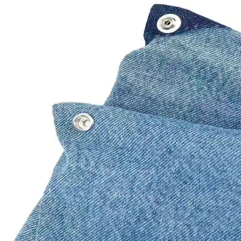 Denim Tote Bag – Casual Soulmate Style | same ANTHEM - denim blue / 45*60*3CM