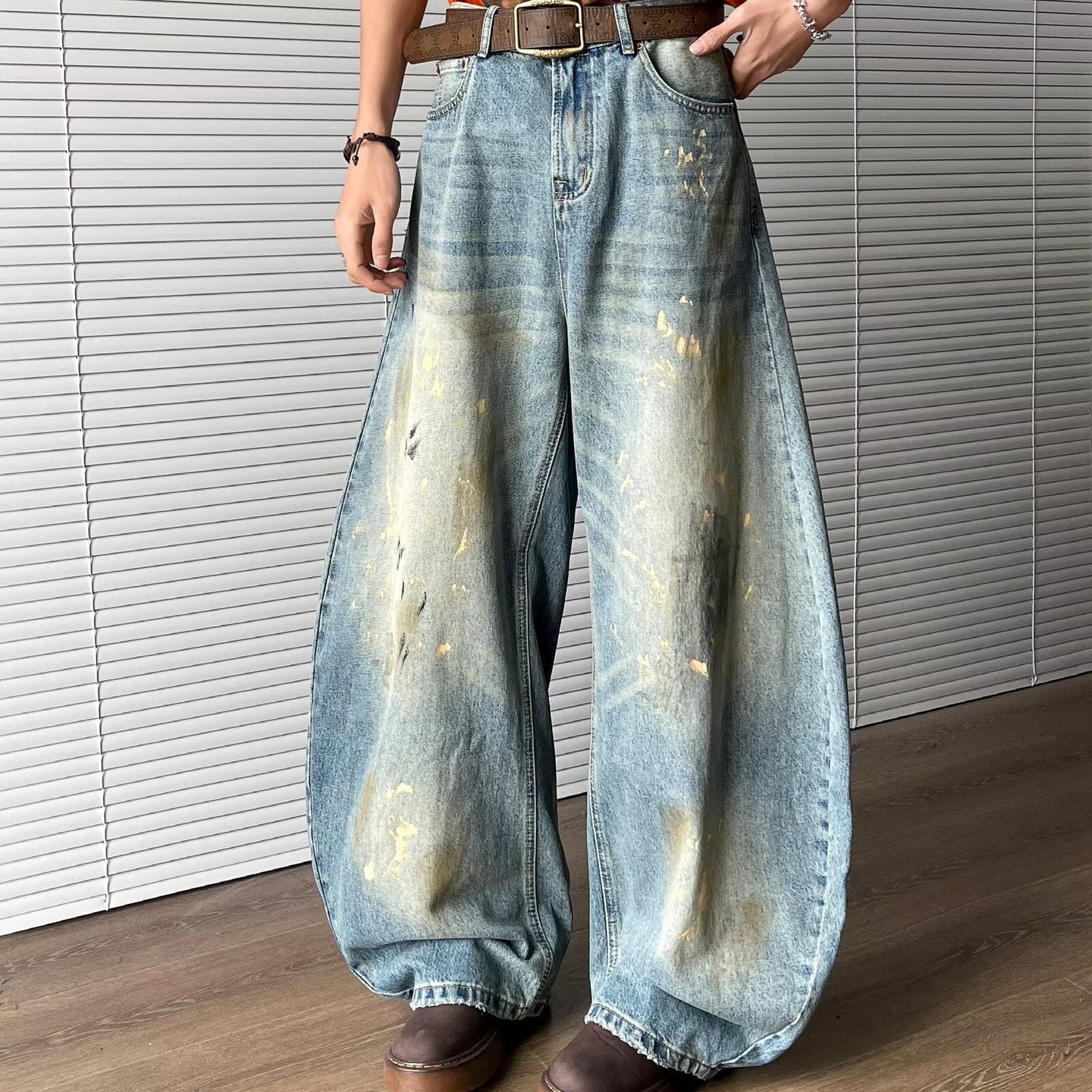 Destroyed Ink-Dye Jeans – Vintage Streetwear for Soulmates | same ANTHEM
