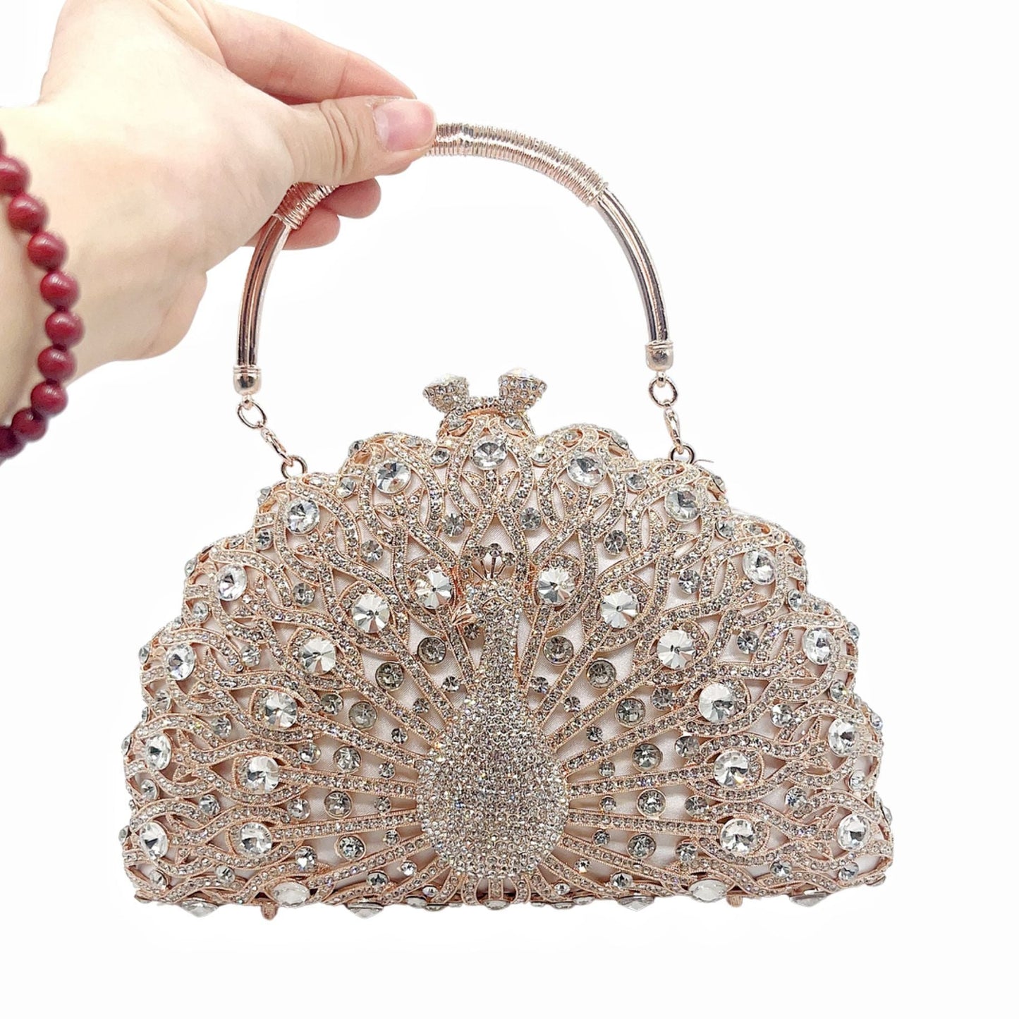 Diamond Peacock Bag | same ANTHEM. - Rose gold