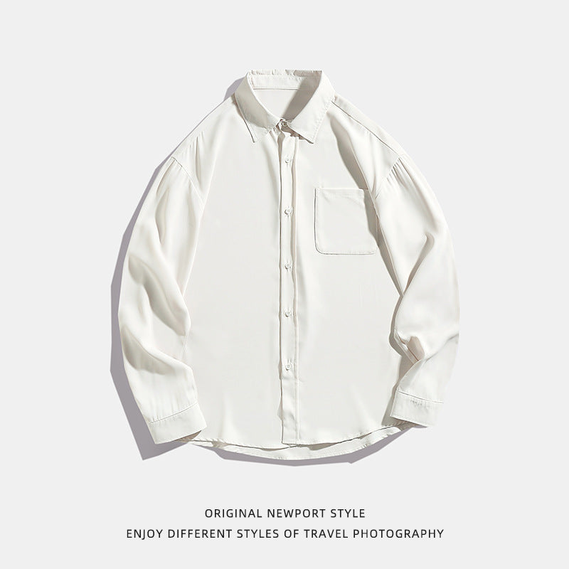 Draping Long-Sleeved Shirt – Japanese Style | same ANTHEM Men’s Shirts