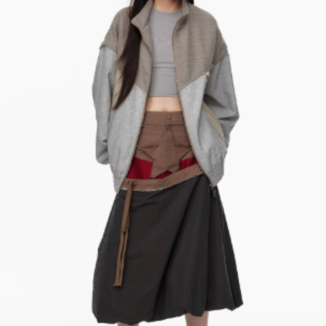 Drawstring Umbrella Skirt – Stylish Half Length | same ANTHEM