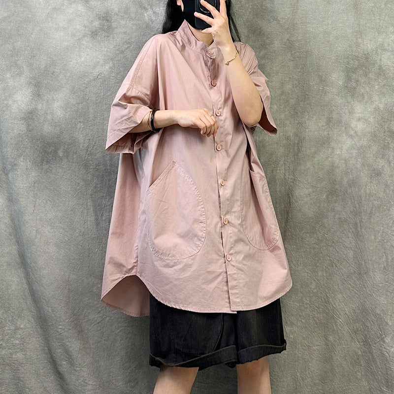 Dreamy Japanese Short Sleeve Shirt – same ANTHEM - pink / L