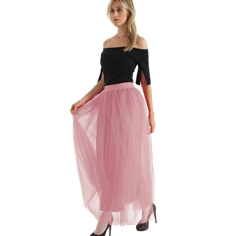 Dreamy Lace Princess Tulle Skirt | Fairy & Ballerina Style | Same ANTHEM - Dusty pink / One size
