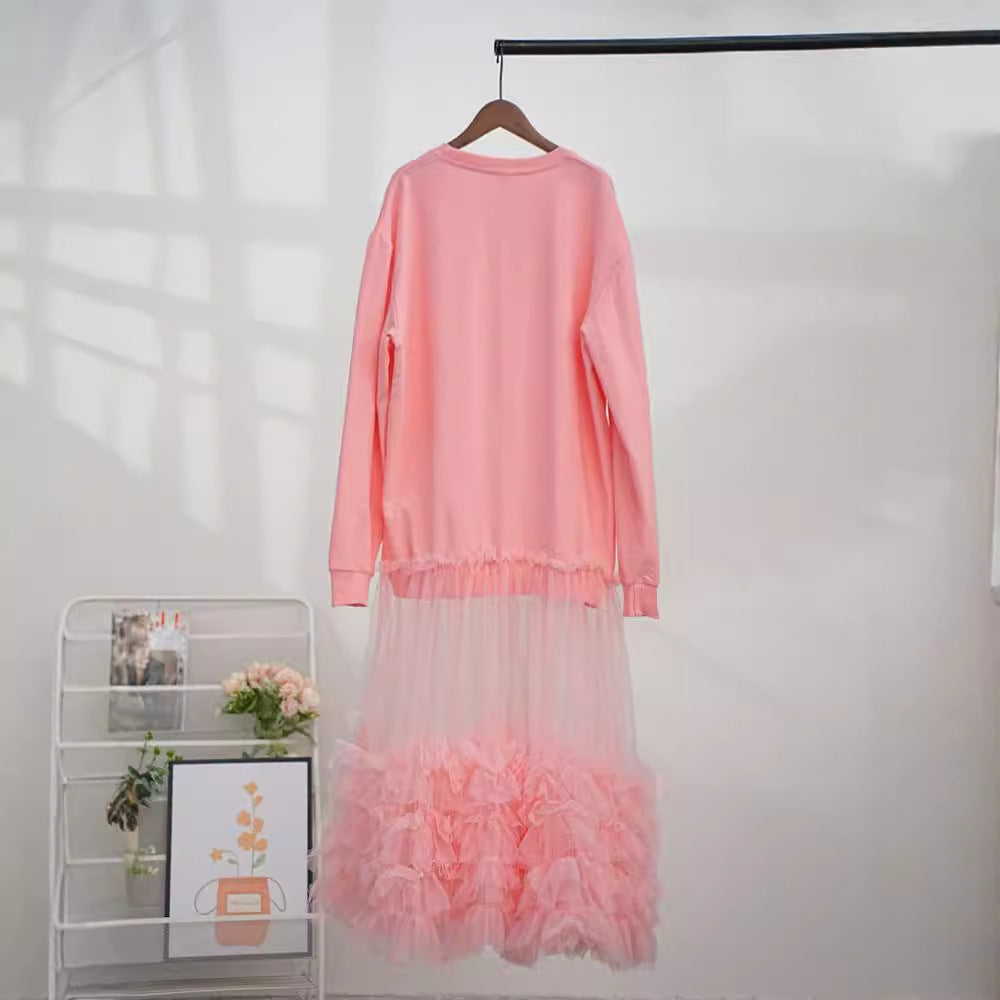 Dreamy Mesh Sweater Dress – same ANTHEM