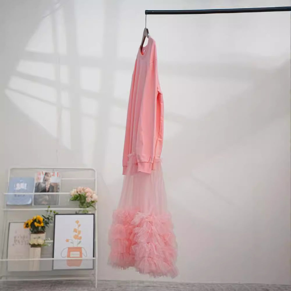 Dreamy Mesh Sweater Dress – same ANTHEM