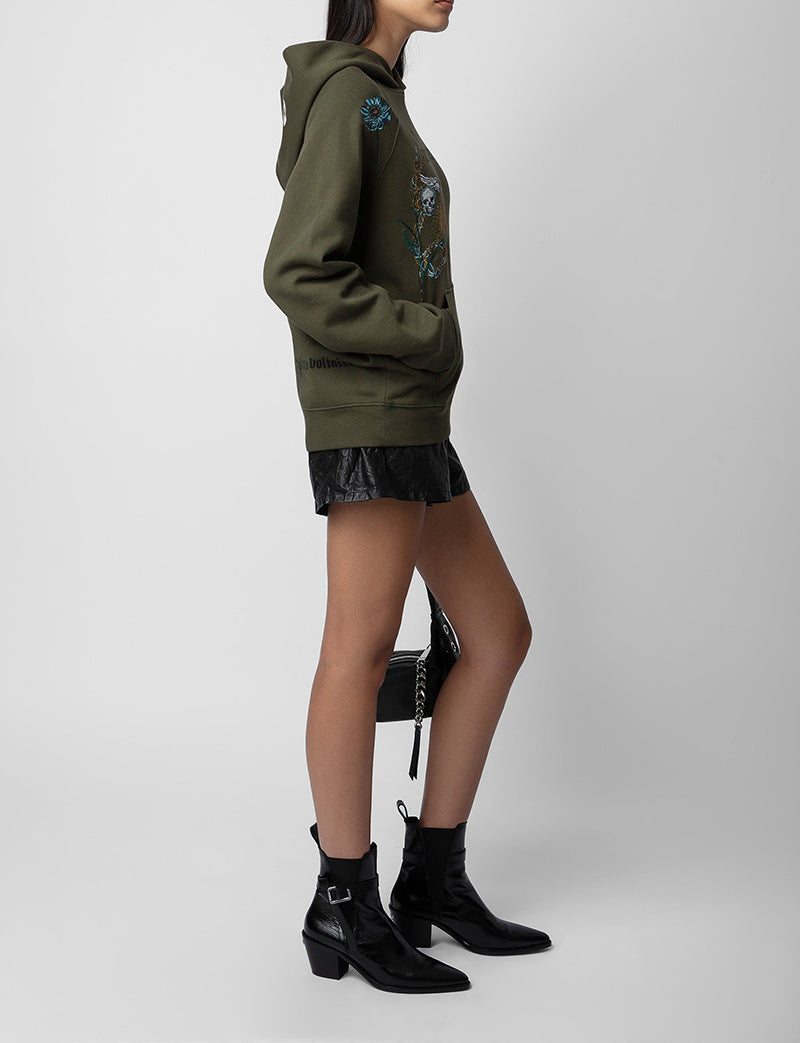 Dreamy Soulmate Embroidered Hoodie – Loose Everyday Streetwear | same ANTHEM