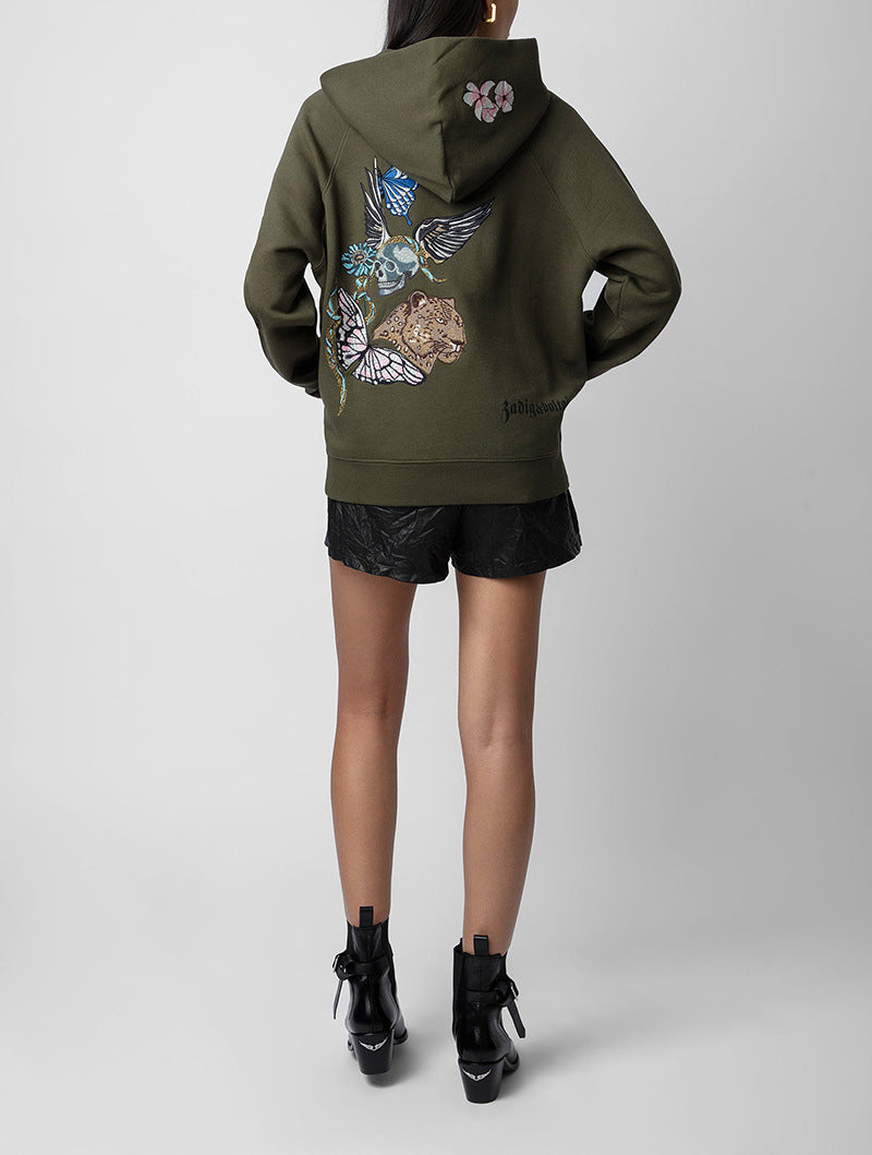 Dreamy Soulmate Embroidered Hoodie – Loose Everyday Streetwear | same ANTHEM