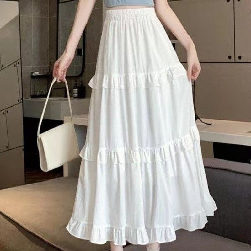 Dreamy Sweet High Waist Slimming A Skirt – Made for Lovers & Friends | Wear Your Style Sing the Same Anthem - White