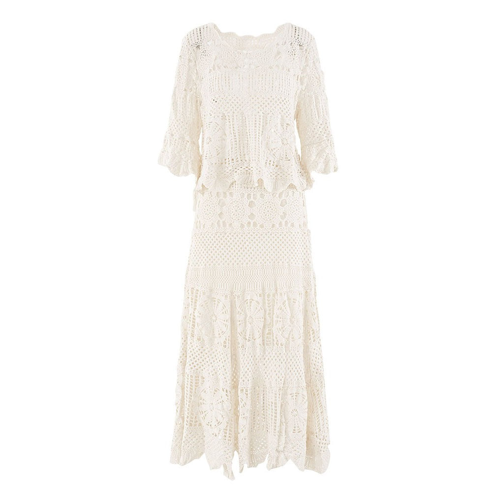Dreamy Two-Piece Skirt Set – same ANTHEM - Beige / One Size