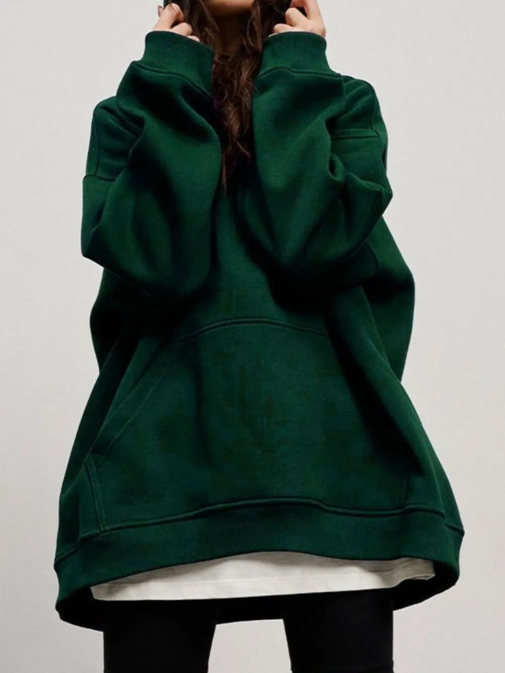 Dropped Shoulder Hoodie – same ANTHEM | Streetwear for Soulmates & Lovers - Black Forest / M