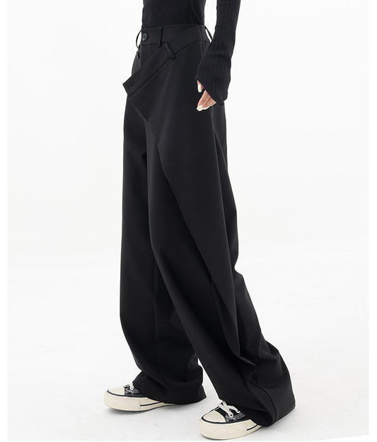 Elegant Irregular Wide Leg Pants - Chic & Loose | same ANTHEM