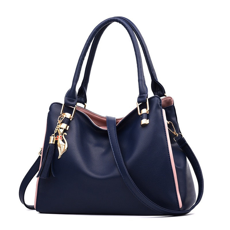 Elegant Large Capacity Handbag – Streetwear for Soulmates | same ANTHEM - royal blue