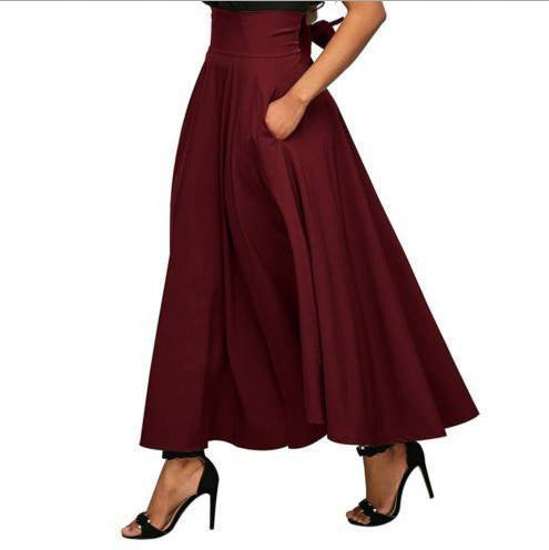 Elegant Lover’s Skirt | Best Friend & Soulmate Style | Same ANTHEM - Wine Red / 2XL