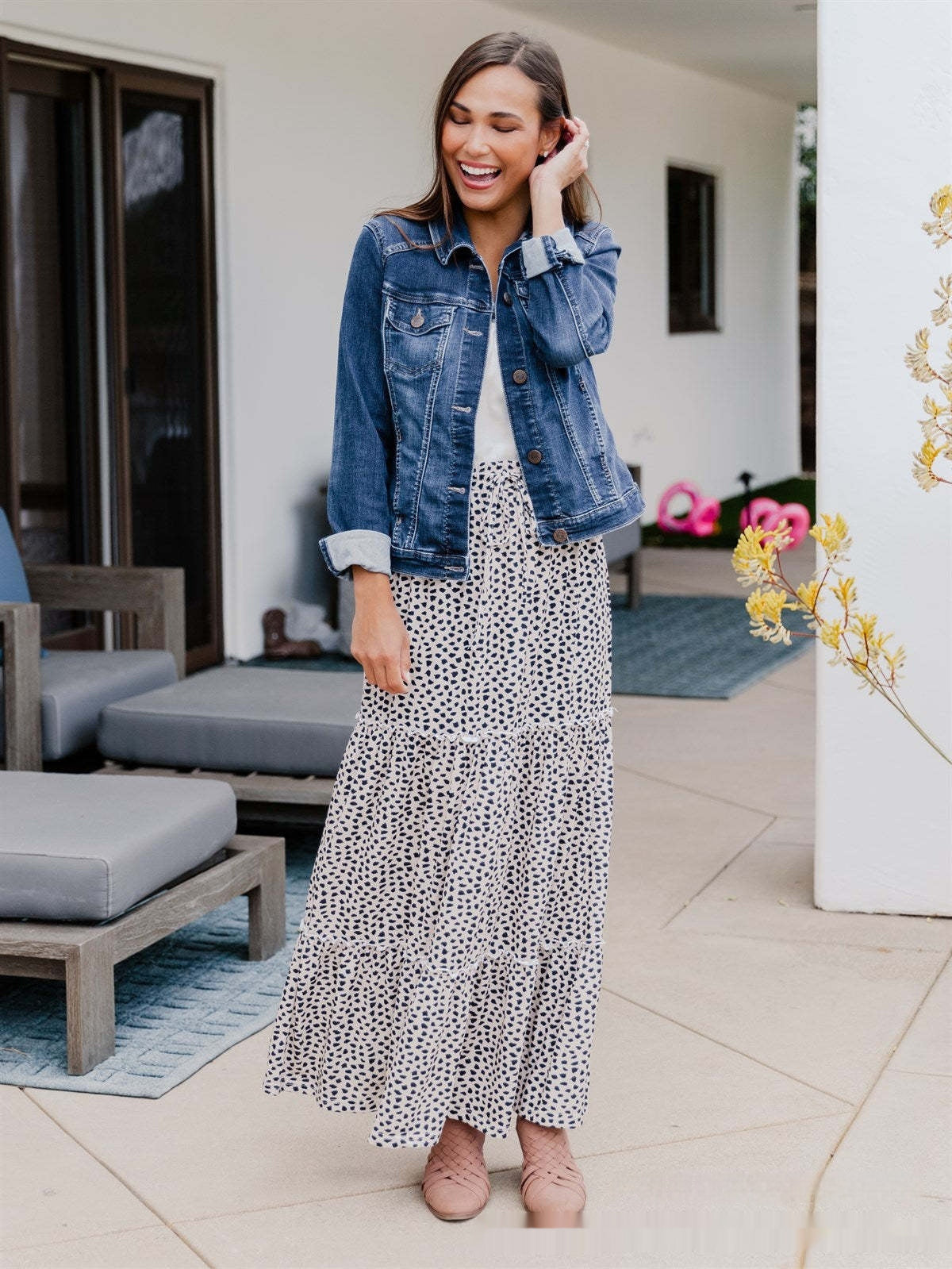 Elegant Rayon Printed High Waist Summer Skirt – Wear Your Style Made for Lovers Friends & Soulmates - Skirt