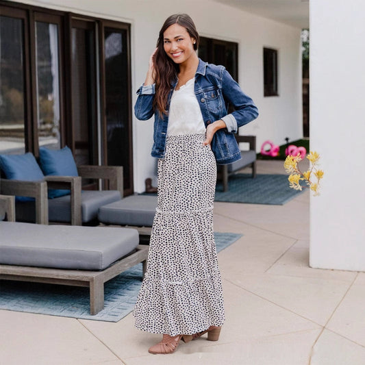 Elegant Rayon Printed High Waist Summer Skirt – Wear Your Style Made for Lovers Friends & Soulmates - Skirt