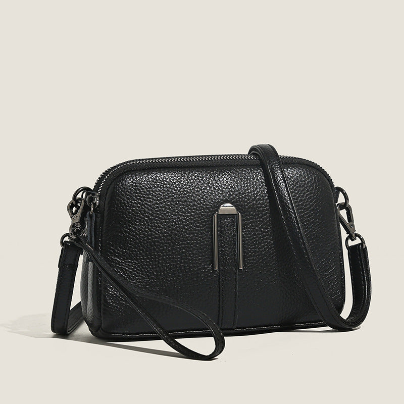 Elegant Shell-Inspired Bag – Poetic Soulmate Streetwear | same ANTHEM - Black / 19x13x6cm