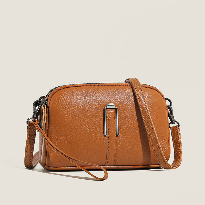 Elegant Shell-Inspired Bag – Poetic Soulmate Streetwear | same ANTHEM - Light Brown / 19x13x6cm