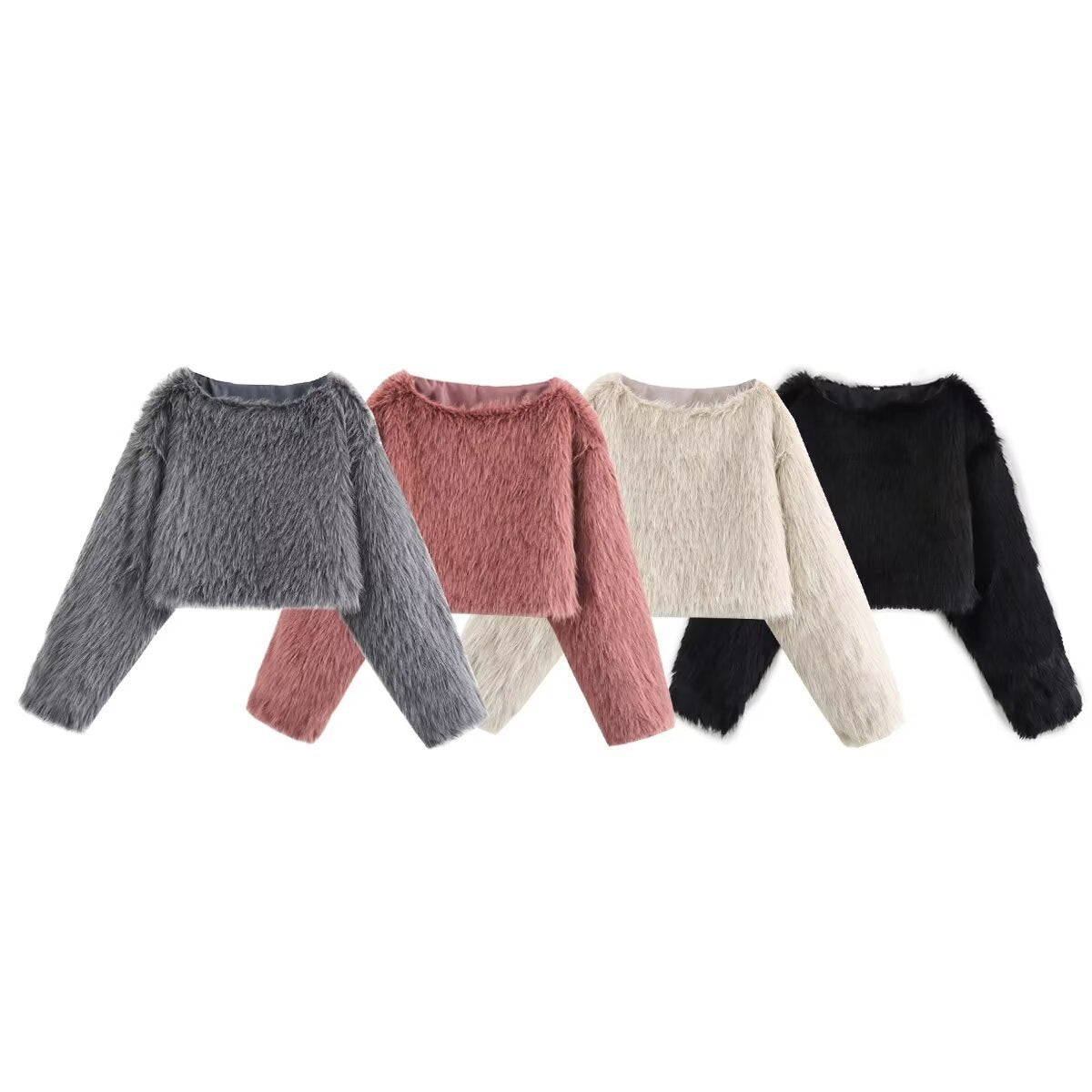 Faux Fur Pullover Top Women | Cozy Streetwear | same ANTHEM.