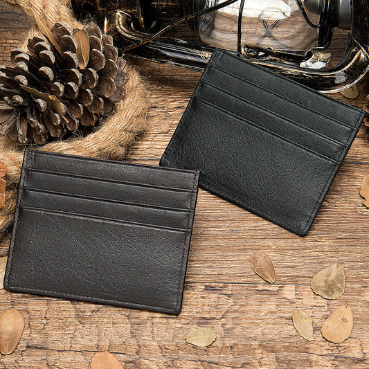 First Layer Cowhide Card Holder – same ANTHEM. Minimalist Fashion Accessory