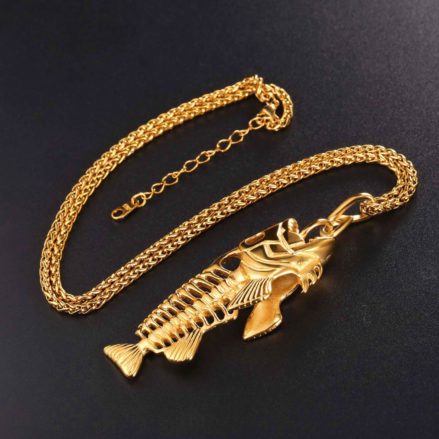 Fish Bone Necklace Titanium Steel | Soulmate & Lovers Jewellery | same ANTHEM
