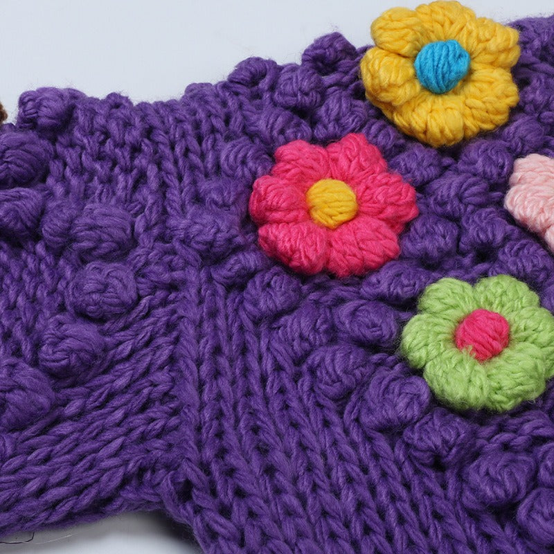 Flower Knitted Cardigan | same ANTHEM.