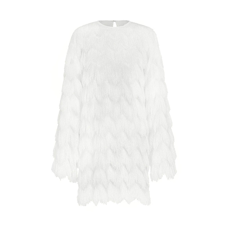 Fringed Banquet Party Dress | same ANTHEM.