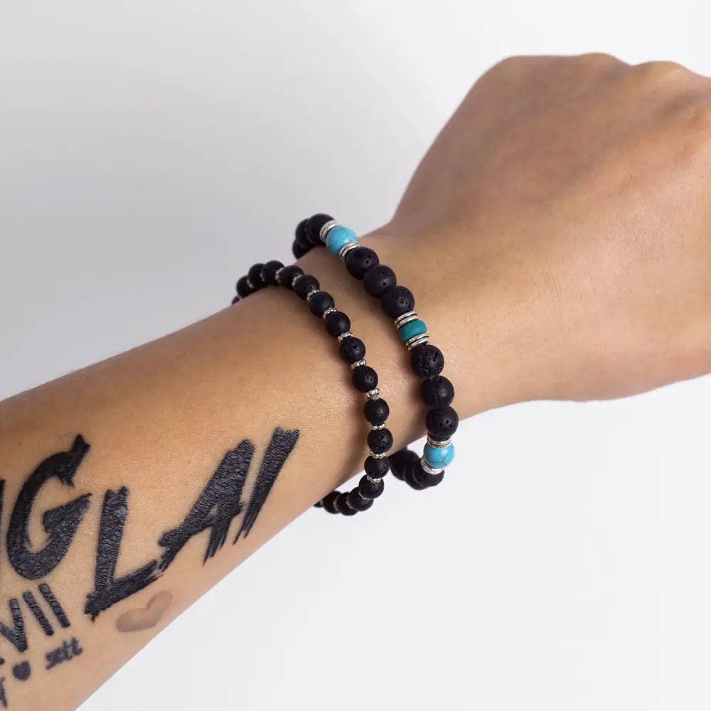 Frosted Bead Bracelet for Men – same ANTHEM. Soulmate Streetwear Jewelry - Mixed Color