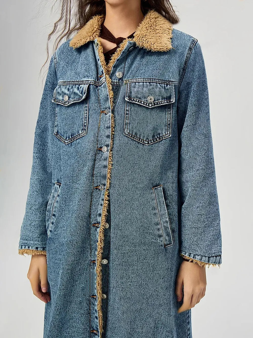 Fur Lined Denim Jacket for Women | same ANTHEM. Soulmate Streetwear