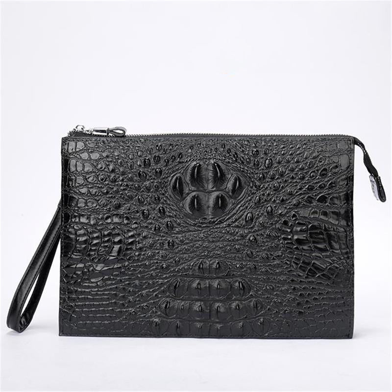 Genuine Leather Underarm Bag | same ANTHEM. - Black