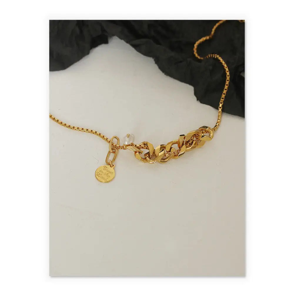 Gold Clavicle Chain Necklace | Boho Chic Lovers & Soulmates Jewellery | same ANTHEM - Gold