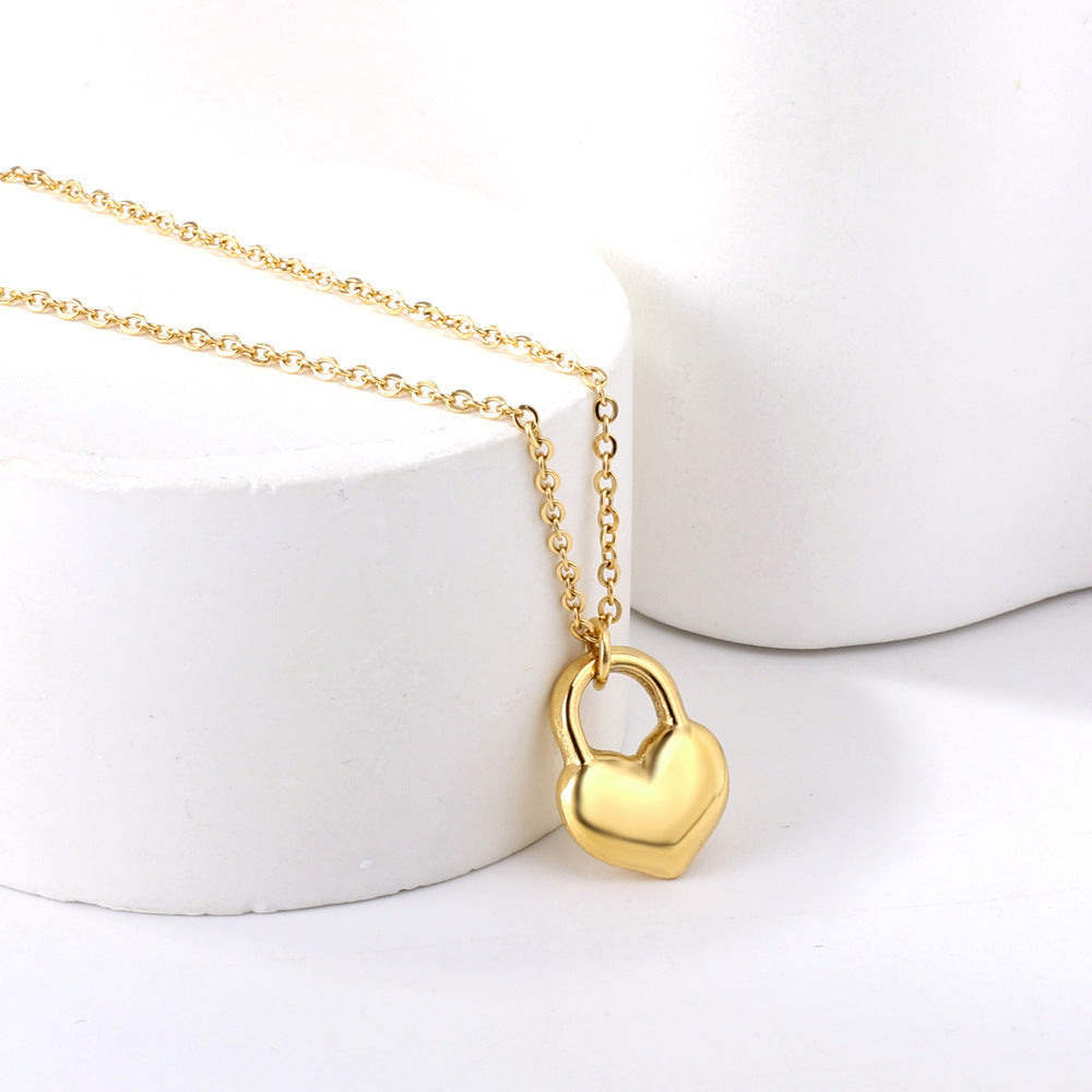 Golden Love Heart Necklace | Casual Boho Chic Jewellery for Soulmates & Lovers | same ANTHEM - NE2A9801G