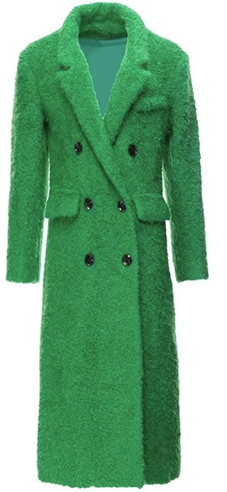 Green Wool Blend Overcoat – Soulmate Streetwear Warmth | same ANTHEM