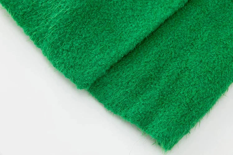 Green Wool Blend Overcoat – Soulmate Streetwear Warmth | same ANTHEM
