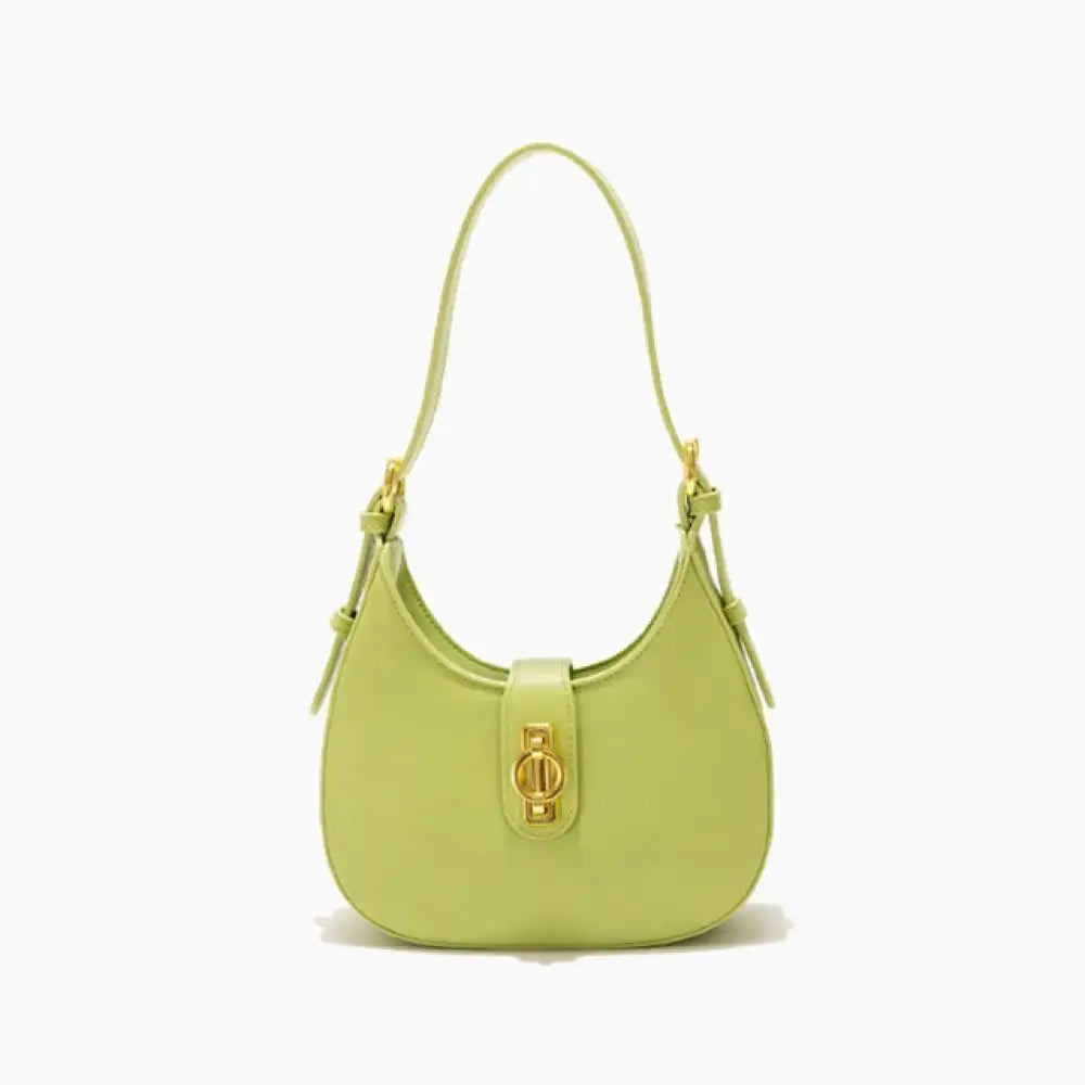 Half Moon PU Leather Shoulder Bag – Soulmate Streetwear | same ANTHEM - Green
