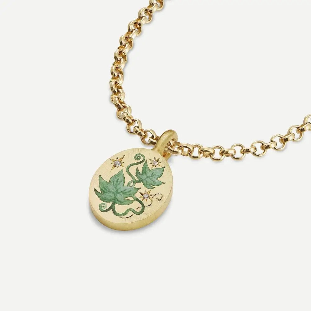 Hand Painted Butterfly Soulmate Necklace | Boho Chic Jewellery | same ANTHEM - Spring Vine