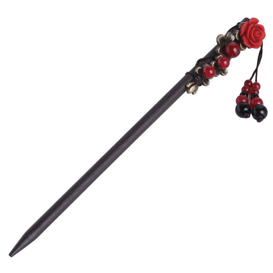 Handmade Vintage Wood Hair Stick for Women | same ANTHEM.