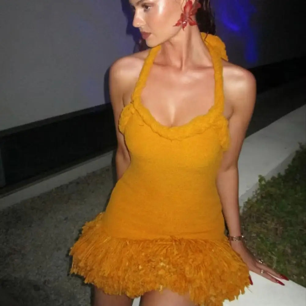 Handwoven Tassel Short Dress – Soulmate Streetwear | same ANTHEM.