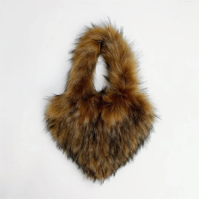 Heart-Shaped Faux Fur Bag – Soulmate Streetwear | same ANTHEM