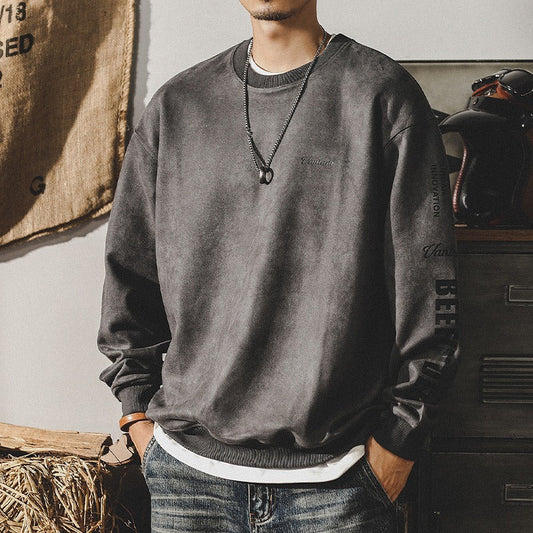 Heavyweight Vintage Sweater – Soulmate Style | same ANTHEM - Dark Grey / M