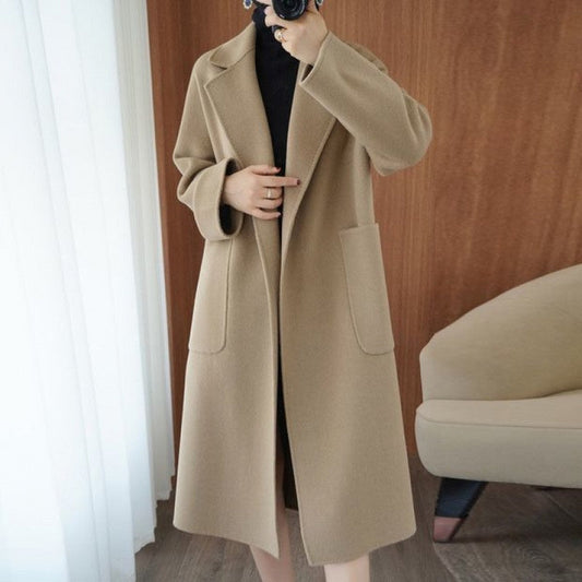 Hepburn Chic Loose Jacket - Dreamy Korean Style | same ANTHEM - Cocoa / L