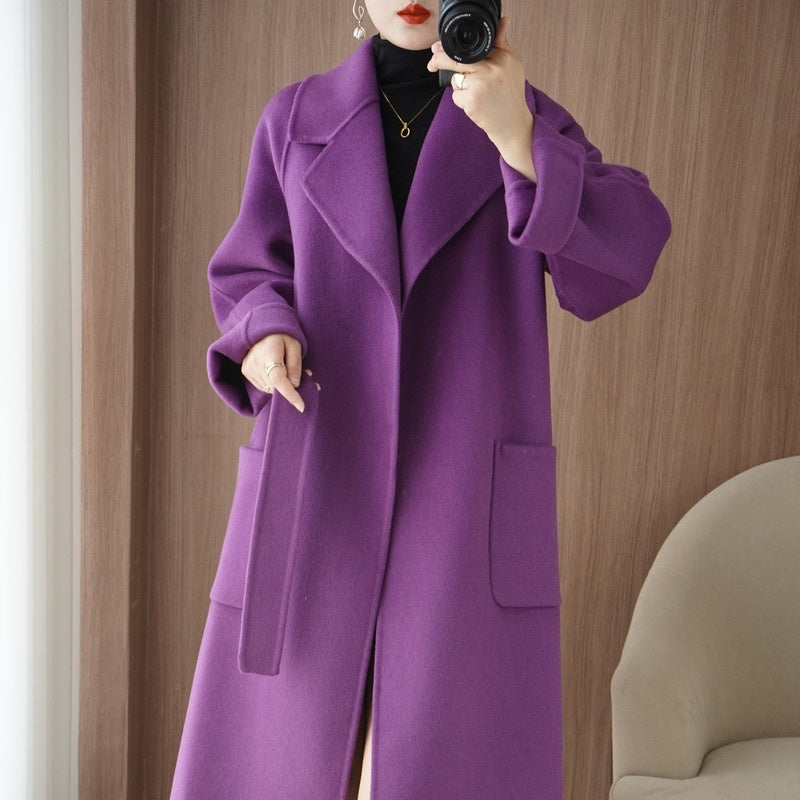 Hepburn Chic Loose Jacket - Dreamy Korean Style | same ANTHEM - Noble Violet / L