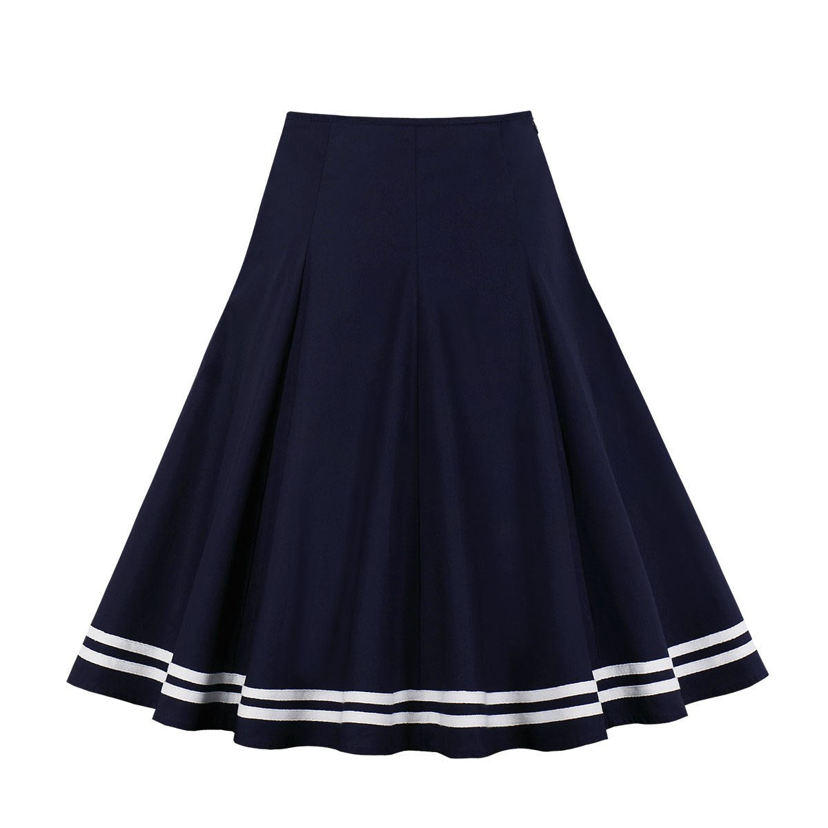 High-Waisted A-Line Skirt | Lover’s Skirt with Marine & French Connection Vibes | same ANTHEM