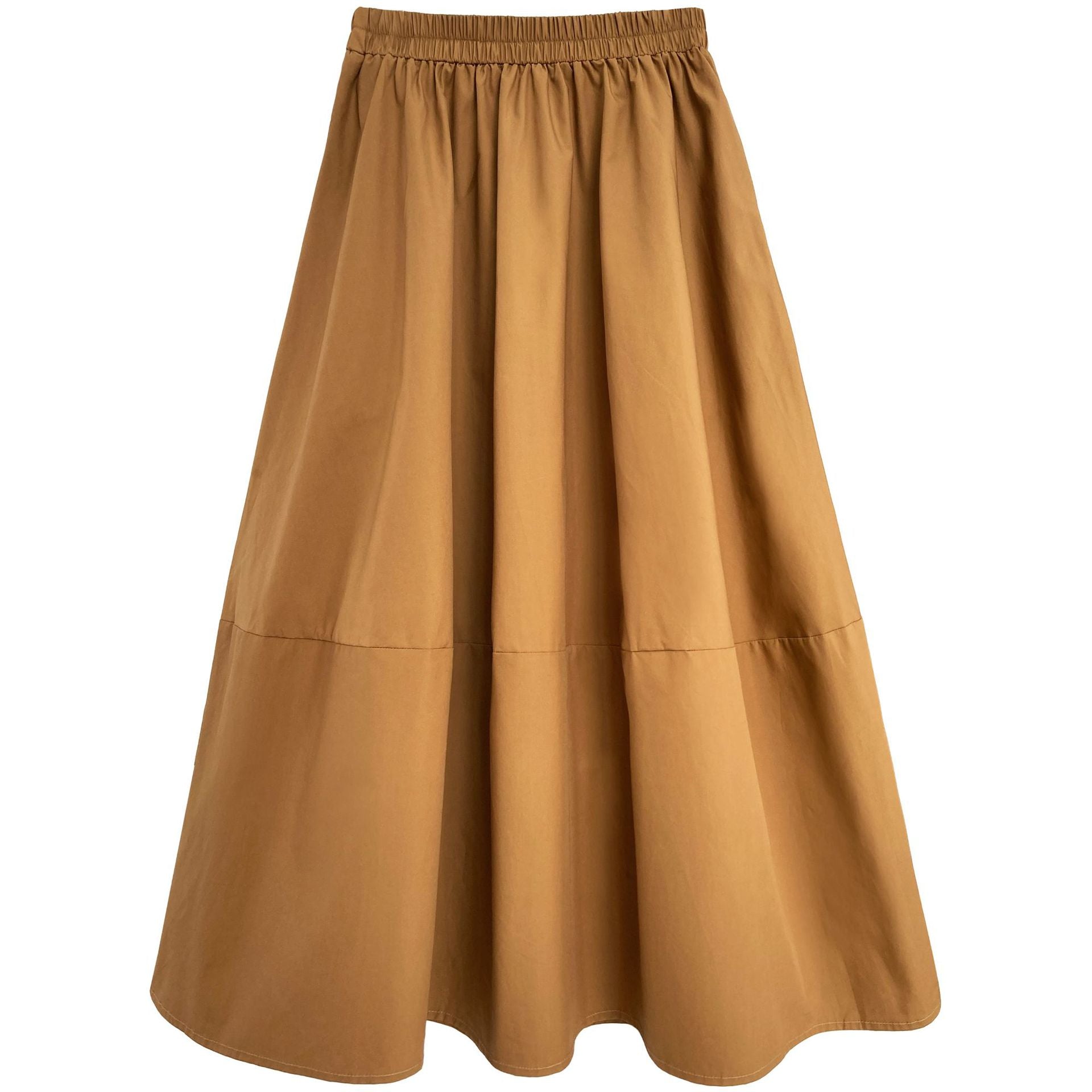 High Waisted Fluffy A-Line Skirt | Mid Length Swing Umbrella Skirt | same ANTHEM