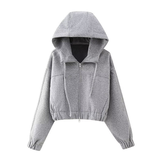 Hooded Zipper Sweatshirt Jacket – Casual Streetwear for Soulmates | same ANTHEM - dark space gray / XS