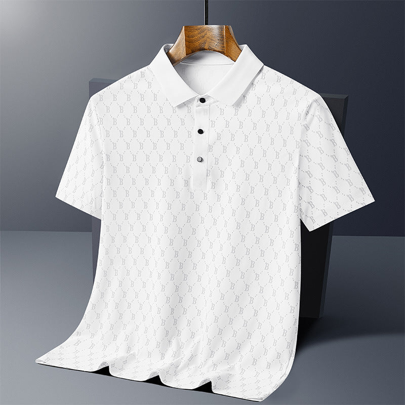 Ice Silk Seamless Adhesive Top - White / 2XL