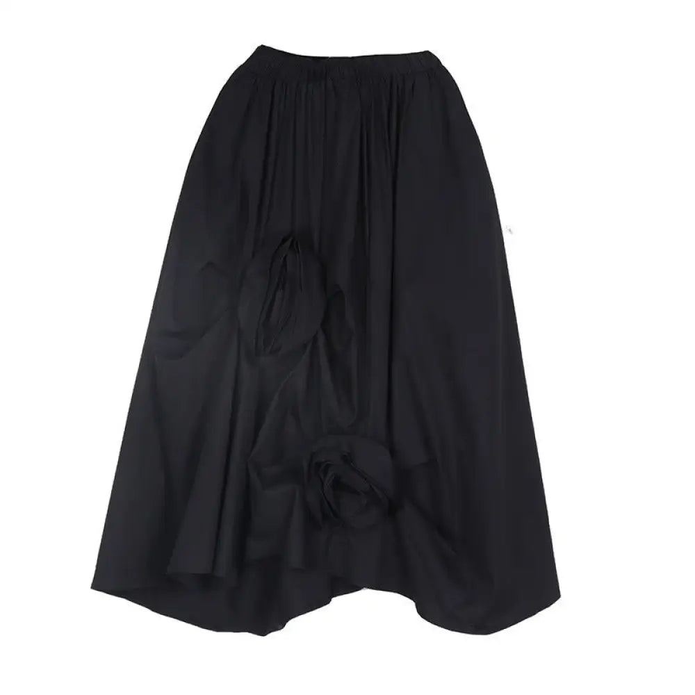 Irregular Flower Half Skirt | Japanese Style Romantic Chic | same ANTHEM