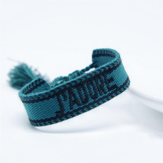 J’ADORE Woven Bracelet | same ANTHEM. – Handmade Reminder for the Heart